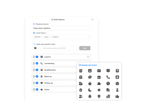Sales CRM platform Devices